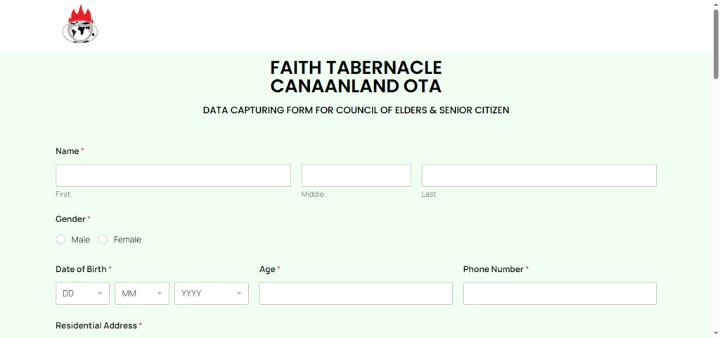 CoE/Senior Citizen Data Collection Portal